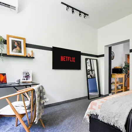 Сasa de vacaciones Duplex - Main Street Area - Ac - Netflix - Desk *